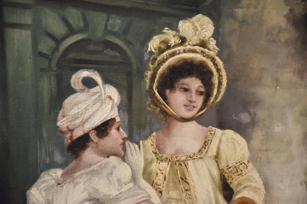 Il Cavaliere come Corteggiatore - dettaglio